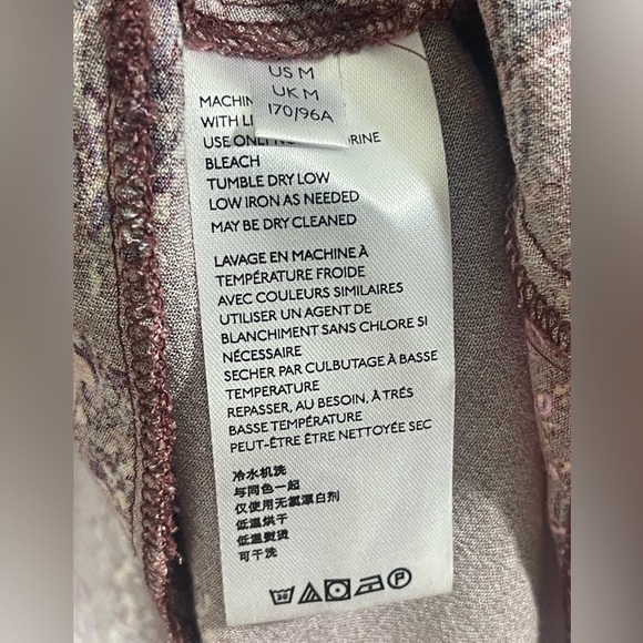 Free People Girl Talk peplum boho tunic. Size medium GUC - Picture 8 of 9